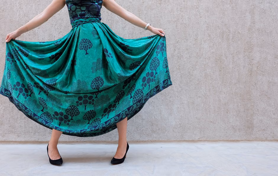 Vestido Midi Canelado